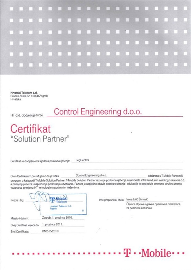 T  mobile   certifikat